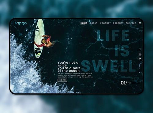 Custom website built by Makai Web